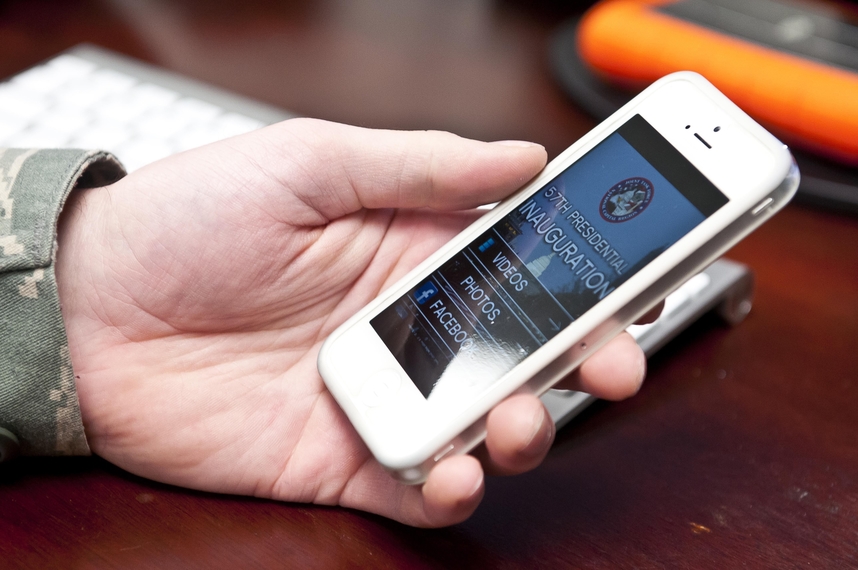 130116-F-MZ229-001 smartphone