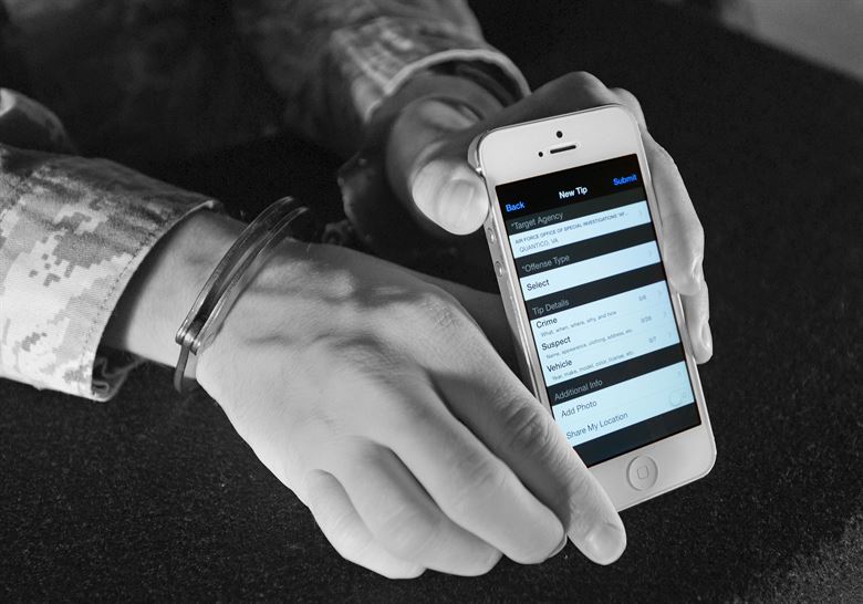 Photo: US Air Force Illustration device encryption