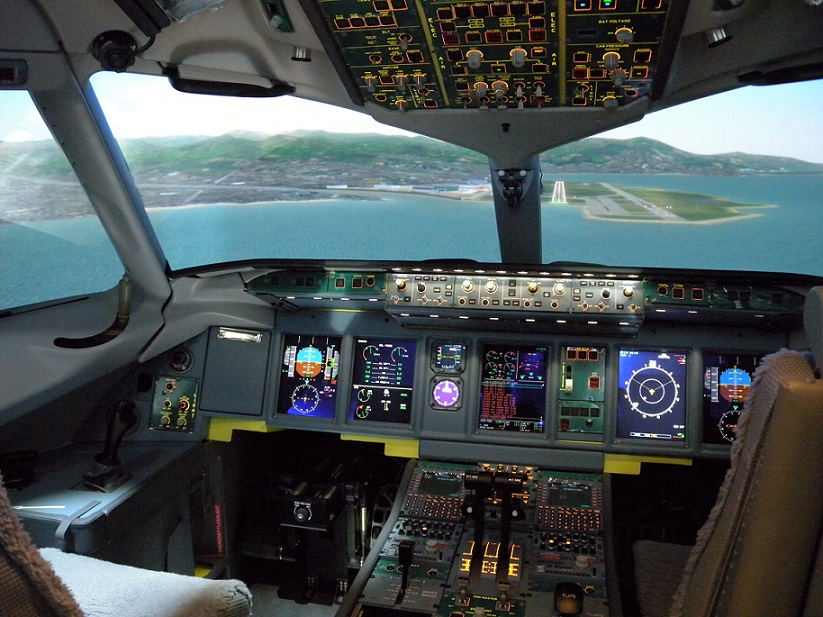 Photo: SuperJet International Full Flight Simulator simulator