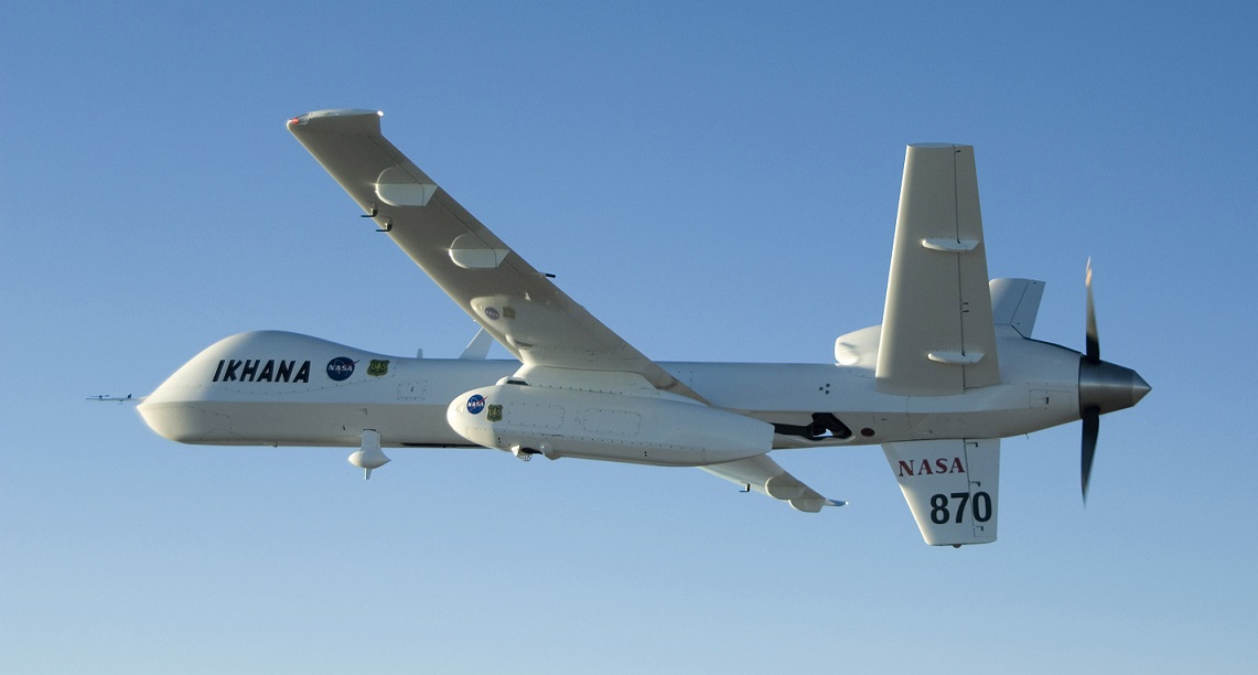 טיסה ראשונה של כטב"ם נאס"א לצד מטוסים מאוישים nasa
