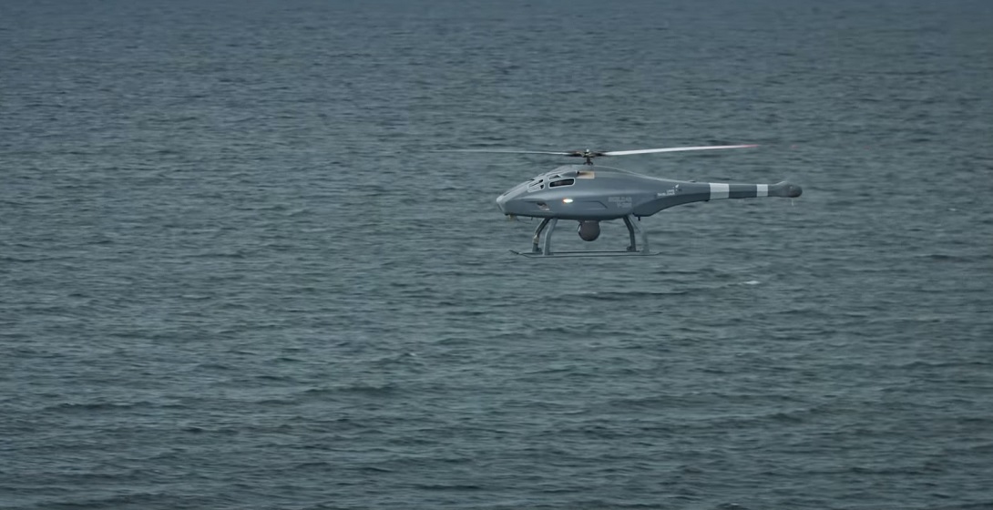 Photo From UMS Skeldar Youtube maritime UAV