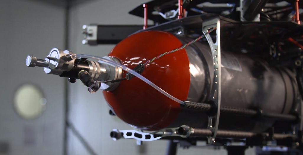 Photo from the Hydrogen Drone Project Video uav power