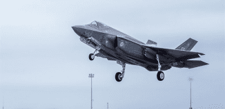 Bird crash into F-35