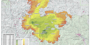 Illustration - Wildfire Map by Gila National Forest