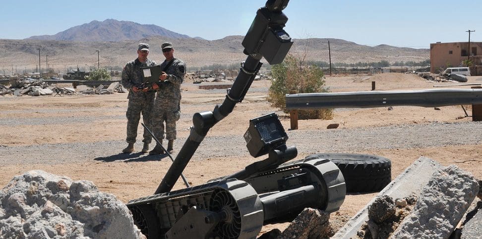 Photo illust. robotics US Army-