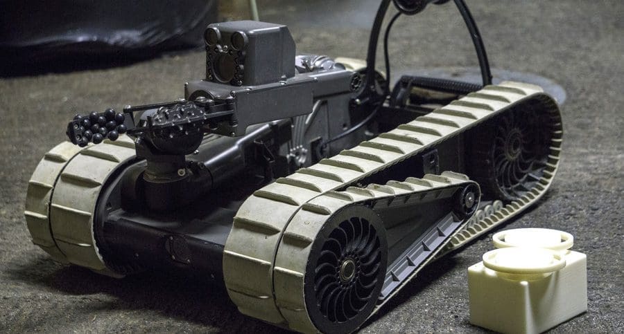 Ground robot photo illust US DoD