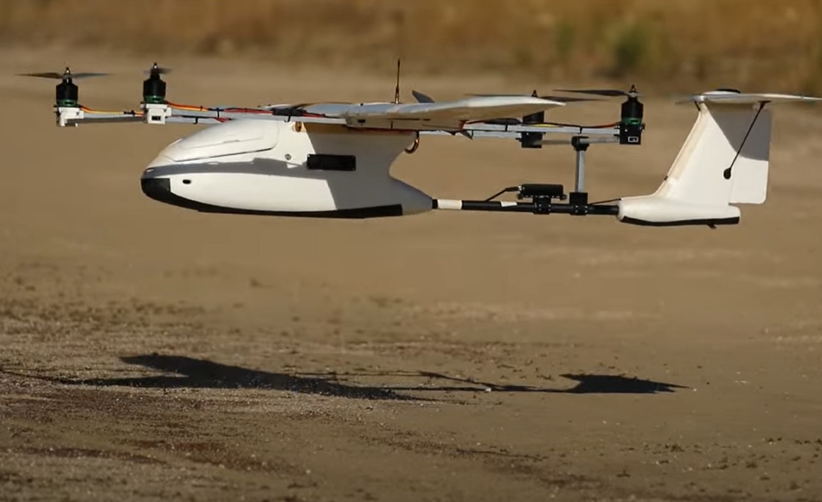 Photo VTOL drone from UAV Navigation Youtube