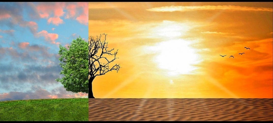 Photo illus.. climate change by Pixabay
