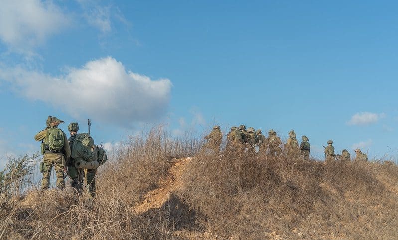 Photo illustration IDF soldiers training by IDF FLICKR