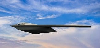 B-21 Raider artist rendering graphic, Photo by US Air Force