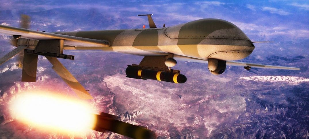 photo illust. military drone by pixabay