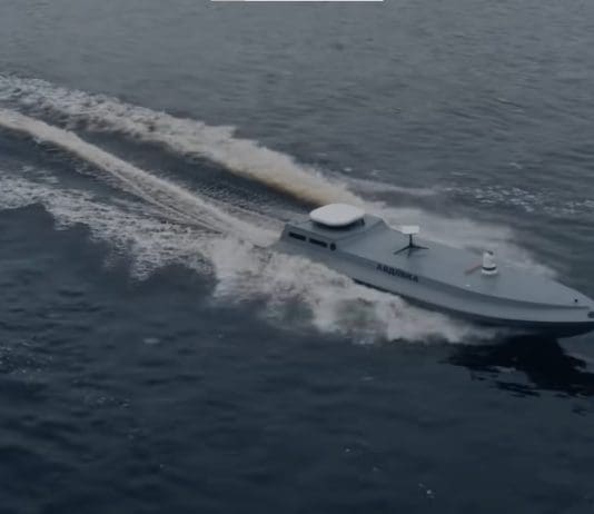 Ukraine’s Sea Baby Drones Just Got Deadlier Image from video https://www.youtube.com/watch?v=M1Z5fCmJ1mE&t=1s&ab_channel=%D0%A1%D0%BB%D1%83%D0%B6%D0%B1%D0%B0%D0%B1%D0%B5%D0%B7%D0%BF%D0%B5%D0%BA%D0%B8%D0%A3%D0%BA%D1%80%D0%B0%D1%97%D0%BD%D0%B8