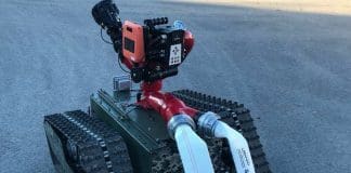 אוקראינה מכניסה רובוט כיבוי אש מתקדם לשימוש בשדה הקרב Image provided by Ukraine MOD