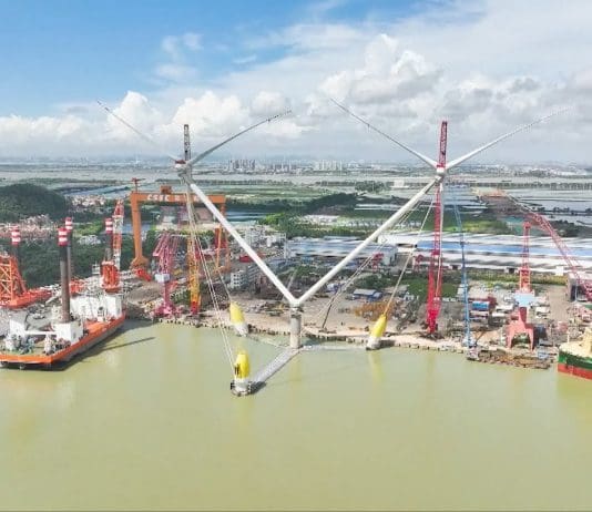 This Floating Wind Turbine Can Harness the Power of Hurricane To Generate Electricity Image from CGTN video
