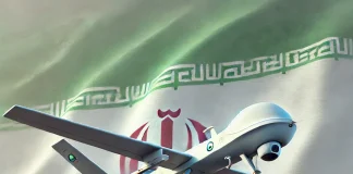 איראן מציגה את מל"ט התקיפה המתקדם מוהג'ר 10 ברוסיה ומעלה חששות לגבי שימוש נגד ישראל Iranian Mohajer 10, AI generated