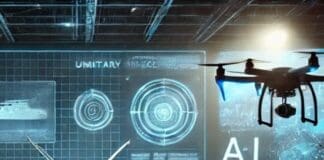 Artificial Intelligence in Unmanned Systems as a Defense Market Tiebreaker AI generated image