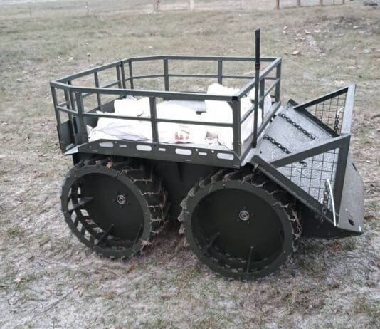 Ukraine Deploys New Unmanned Ground Vehicle for Military Logistics Operations Image by Wikimedia (Creative Commons)
