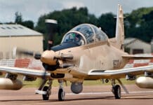 ה-AT-6 Wolverine הוא המטוס הקל לתקיפה ויירוט היחידי שמתאים לסביבה המאוימת בקו המגע Image by Wikimedia (Creative Commons)