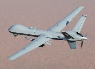 Switchblade 600 Successfully Launched from MQ-9A Reaper in Long-Range Strike Test Image by Wikimedia (public domain)