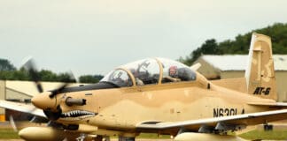 ה-AT-6 Wolverine הוא המטוס הקל לתקיפה ויירוט היחידי שיכול לשמש גם במוטס הדרכה מתקדם בחיל האוויר