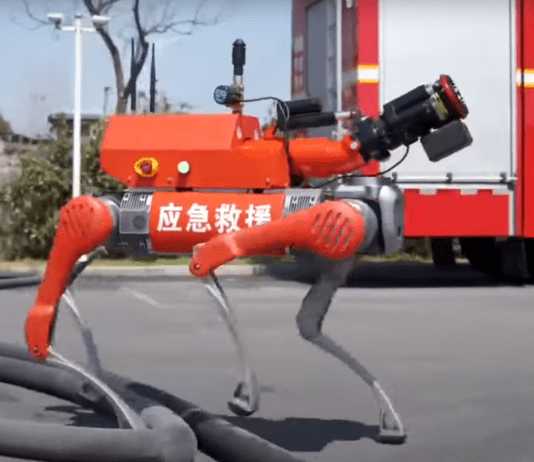 The Robots That Fight Fires Image from unitree video