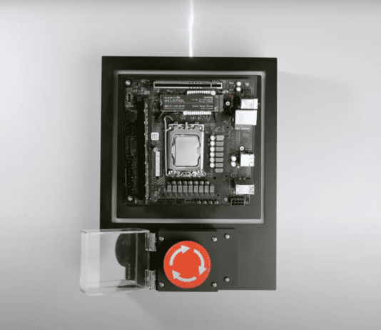 New SSD Offers Physical Self-Destruct Feature for High-Security Applications Image from Computex YouTube Video