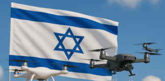 ישראל בוחנת הפעלה מבצעית של רחפנים בשירותים אזרחיים וביטחוניים AI generated image