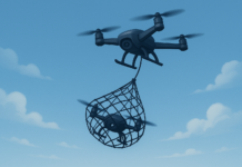 New Counter-Drone Tech Captures, Not Destroys AI generated image