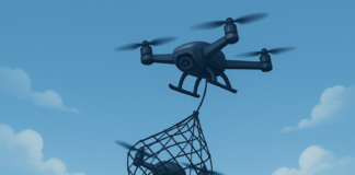 New Counter-Drone Tech Captures, Not Destroys AI generated image