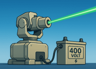 Next-Gen Battery Targets the Needs of Laser-Based Weapons AI generated image