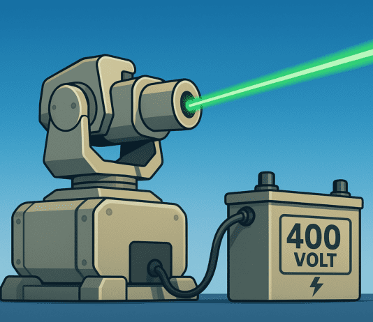 Next-Gen Battery Targets the Needs of Laser-Based Weapons AI generated image