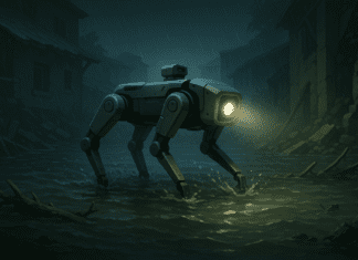 Robot Dog Tackles Disaster Zones So Humans Don’t Have To AI generated image