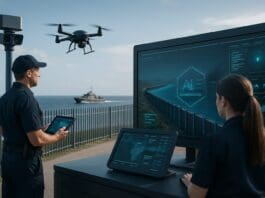 סקירות מגמות טכנולוגיות מתערוכת מיליפול (פריז-2025) – תמונת-על של עולם ביטחון הפנים וטכנולוגיית ההגנה AI generated image