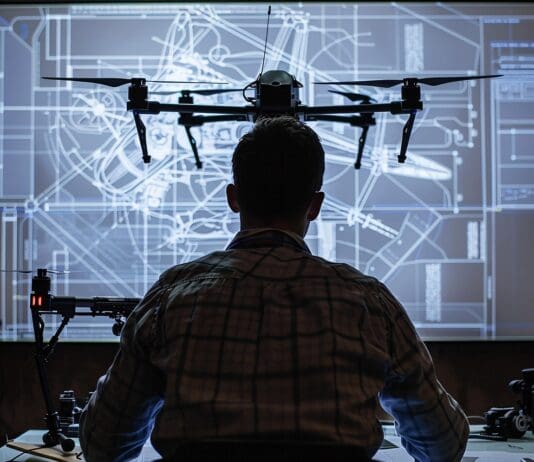 חשיבות מימושי AI לצורך היתוך נתונים וניהול אי ודאות במערכות הגנה רב-שכבתיות נגד כטב"מים AI generated image