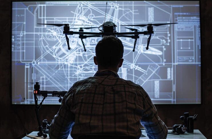 חשיבות מימושי AI לצורך היתוך נתונים וניהול אי ודאות במערכות הגנה רב-שכבתיות נגד כטב"מים AI generated image