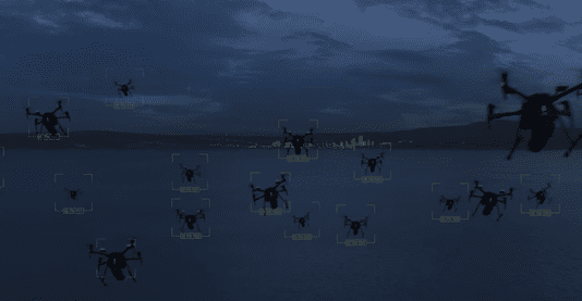 הבינה המלאכותית משנה את ההגנה מפני נחילי רחפנים Image from Northrop Grumman on YouTube