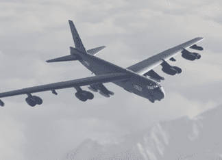 שדרוג המכ״ם שעשוי להשאיר מפציץ מתקופת המלחמה הקרה בשירות עד 2050 Image from AiTelly on YouTube