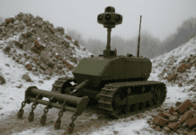 This UGV Doesn’t Flinch at Mines, Snow, or Rubble AI generated image