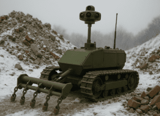 This UGV Doesn’t Flinch at Mines, Snow, or Rubble AI generated image