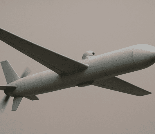 לא עוד הסתערות: רחפן תקיפה שממתין לשבריר הרגע הנכון AI generated image