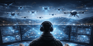 מפעיל אחד, נחיל שלם: פריצת הדרך בשליטה ברחפנים AI generated image