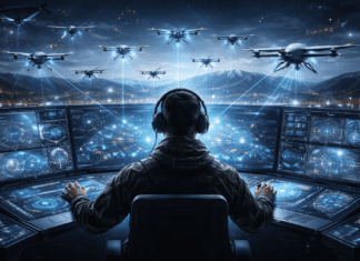 One Person, a Whole Swarm: The Drone Control Breakthrough AI generated image