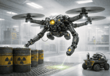 This New Robot Tech Keeps Troops Out of CBRN Danger AI generated image