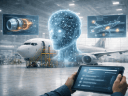 Predictive AI Is Rewriting the Rules of Aircraft Maintenance AI generated image