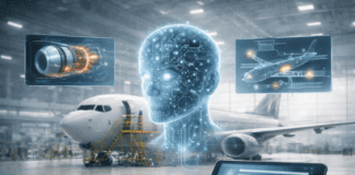 Predictive AI Is Rewriting the Rules of Aircraft Maintenance AI generated image