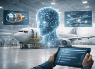 Predictive AI Is Rewriting the Rules of Aircraft Maintenance AI generated image