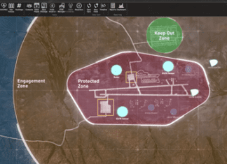 פלטפורמת נגד־רחפנים שמאחדת חיישנים ותגובה בזמן אמת Image from Lockheed Martin on YouTube