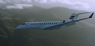 המטוס שנבנה לטיסות ארוכות ולמשימות חשובות Image from Bombardier on YouTube