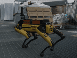 ניטור, תיעוד ובטיחות — הכלב הרובוטי שמביא סדר למרחב הבנייה Image from FieldAI on Youtube