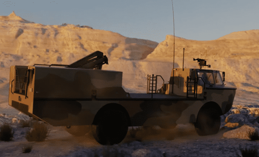 This Amphibious Workhorse Moves Supplies Where Ports Can’t Image from Birdon on YouTube